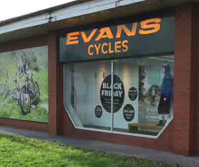 evans cycles lakeside