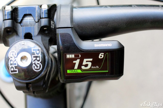 shimano e8000 display